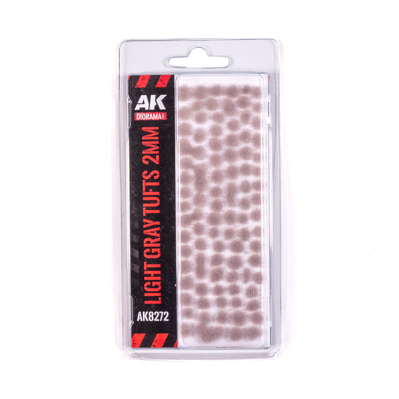 AK 8272 Light Gray Tufts 2mm