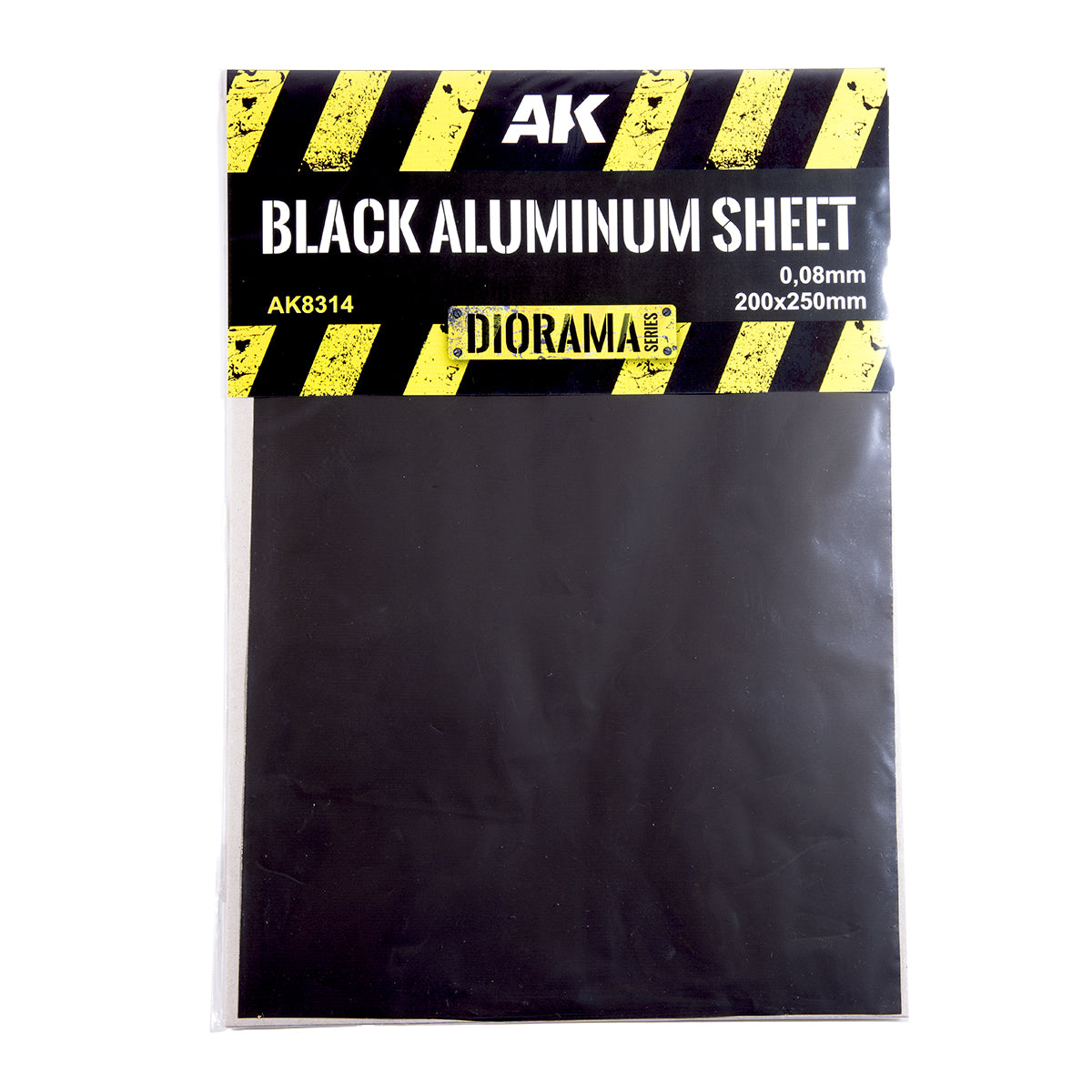 ak8314 Black Aluminum Sheet 0,08mm
