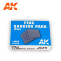 AK Fine Sanding Pads 400 grit