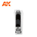AK 9086 Silicone Brushes Medium Hard Tip Medium Size