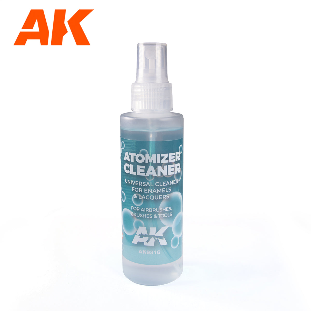 AK 9315 Atomizer Cleaner for Enamels & Lacquers Paints 125ml