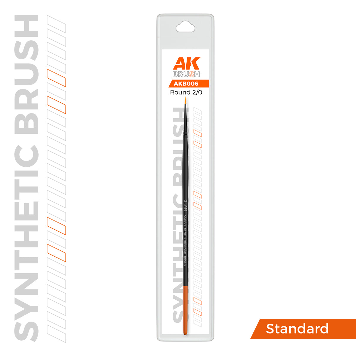 AK B006 Brush Round 2/0