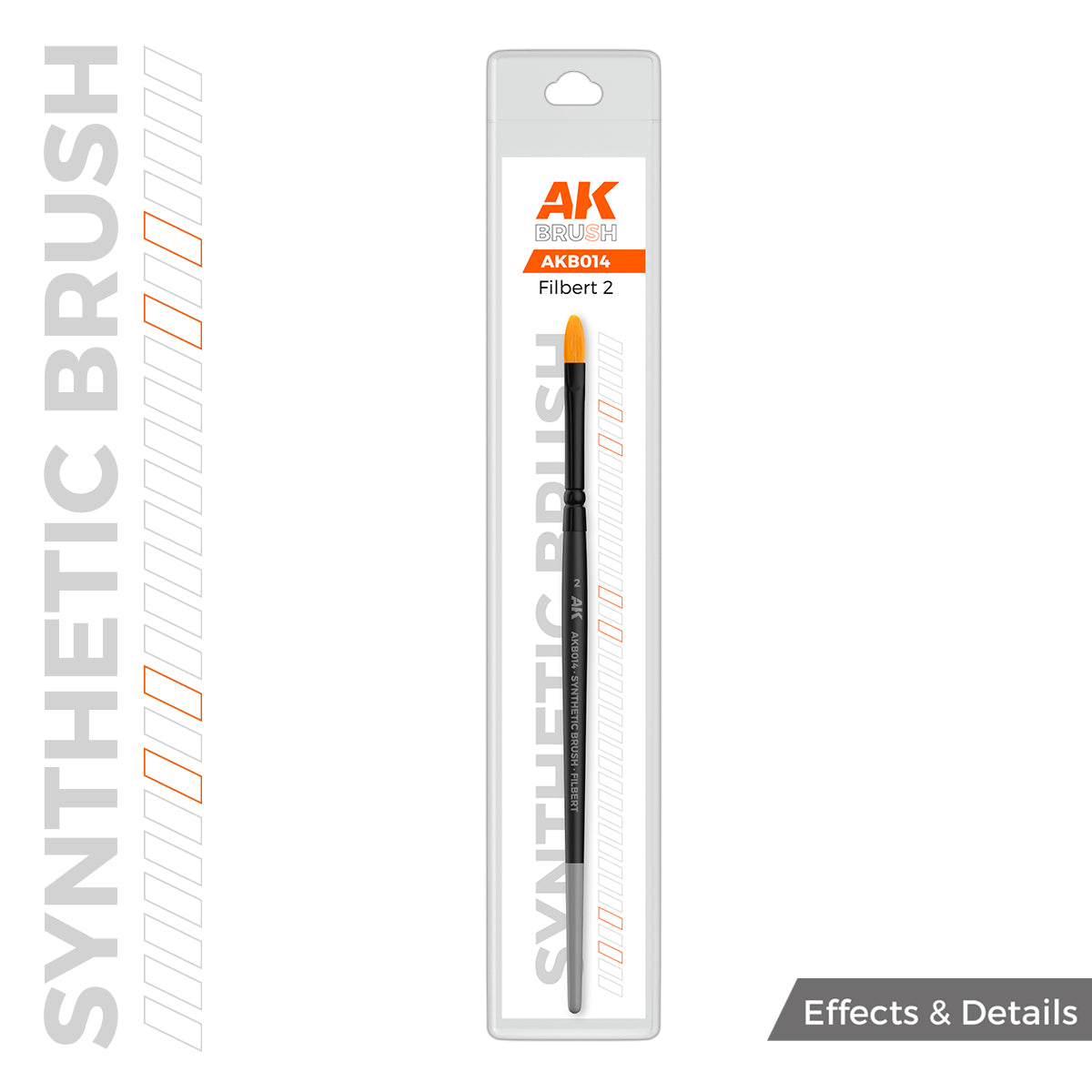 AK B014 Brush Filbert 2