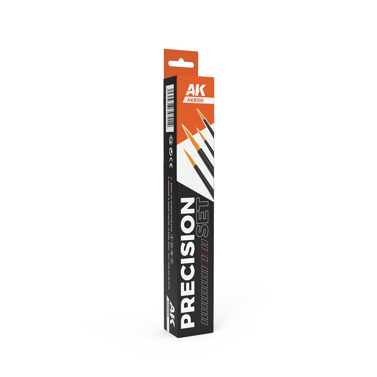 AK B105 Precision Set Synthetic Brush Set
