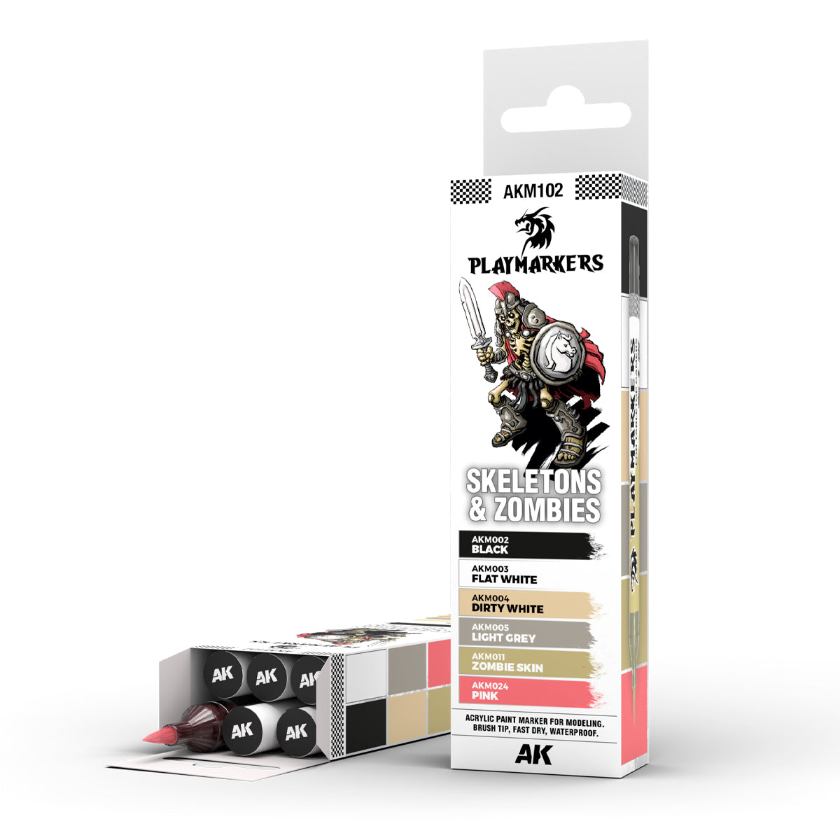 Playmarkers AKM102 Skeleton & Zombies Set