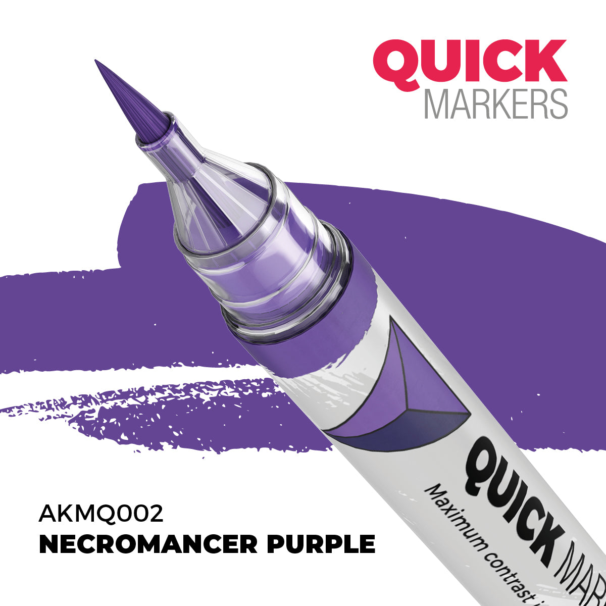 AKMQ002 Quick Markers Necromancer Purple