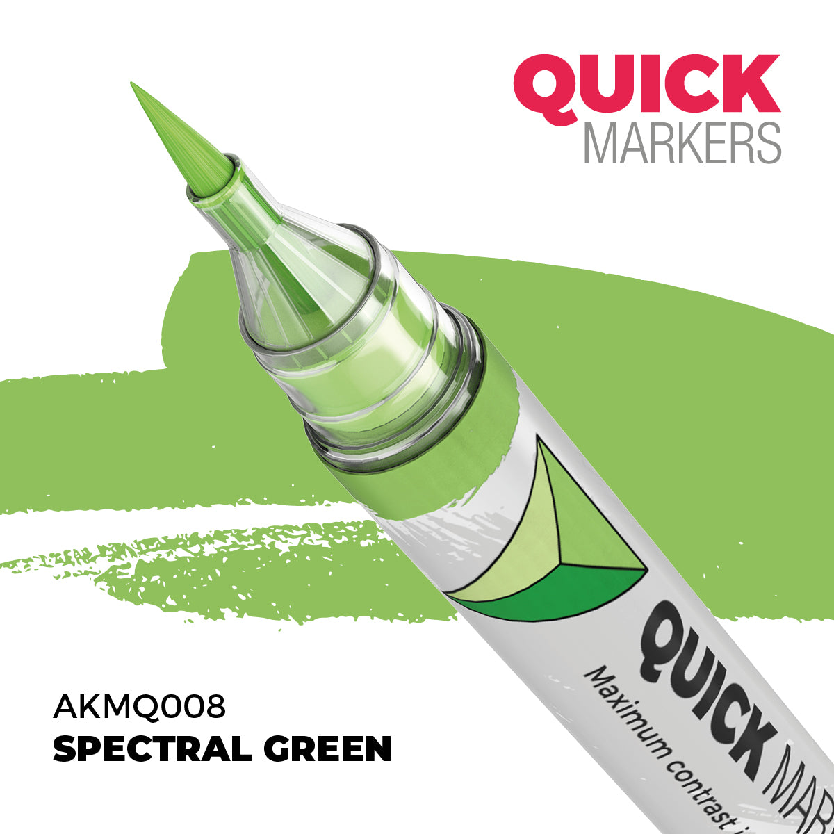 AKMQ008 Quick Markers Spectral Green