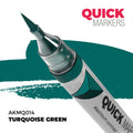 AKMQ014 Quick Markers Turquoise Green