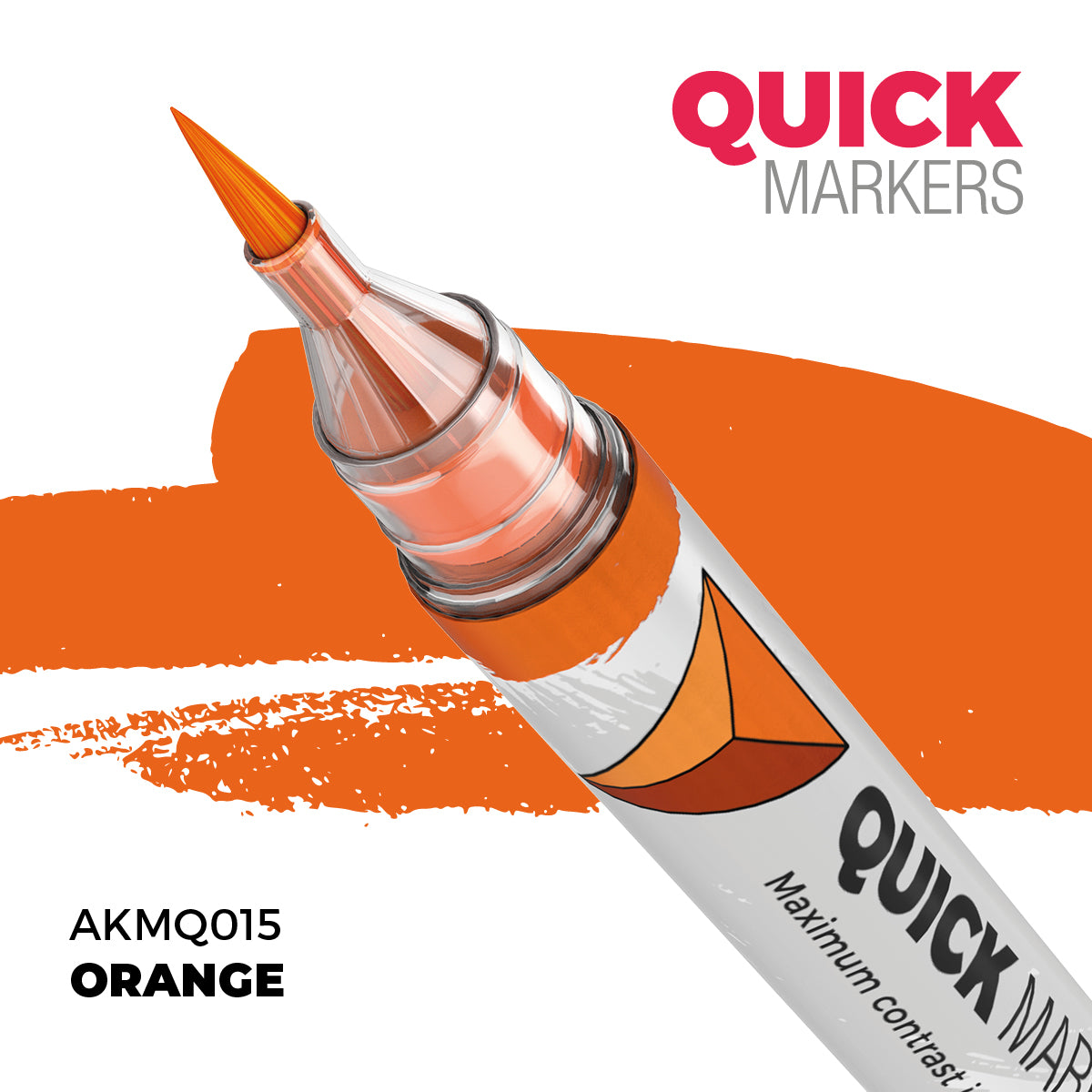 AKMQ015 Quick Markers Orange