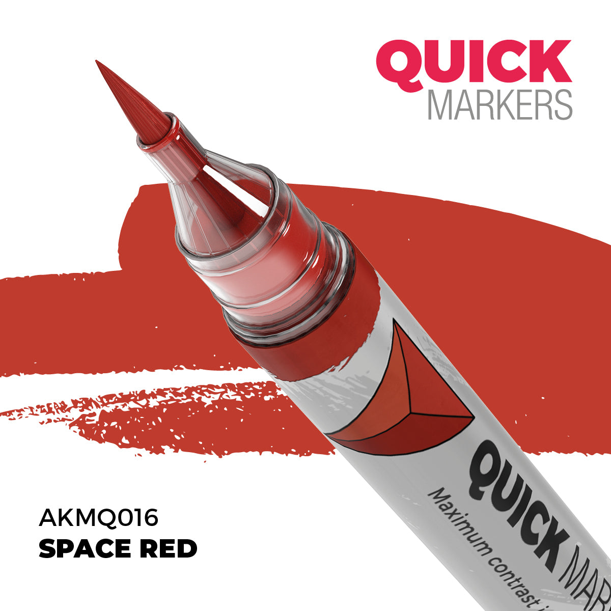 AKMQ016 Quick Markers Space Red