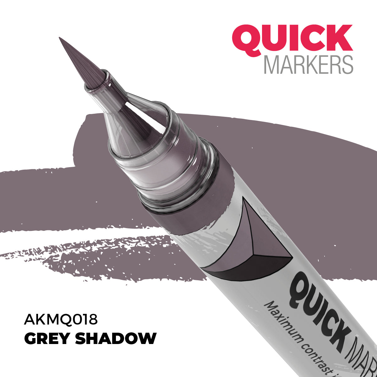 AKMQ018 Quick Markers Grey Shadow