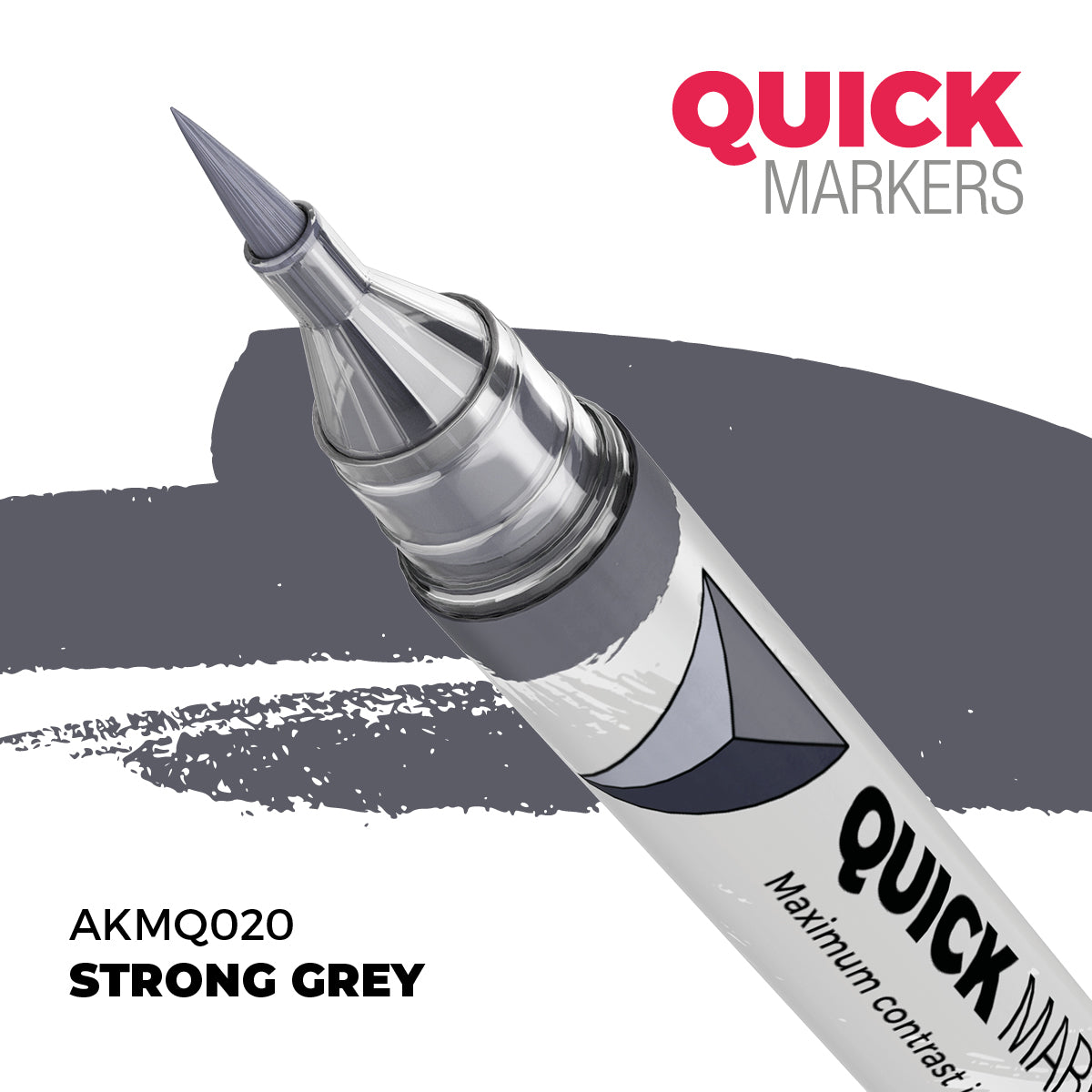 AKMQ020 Quick Markers Strong Grey