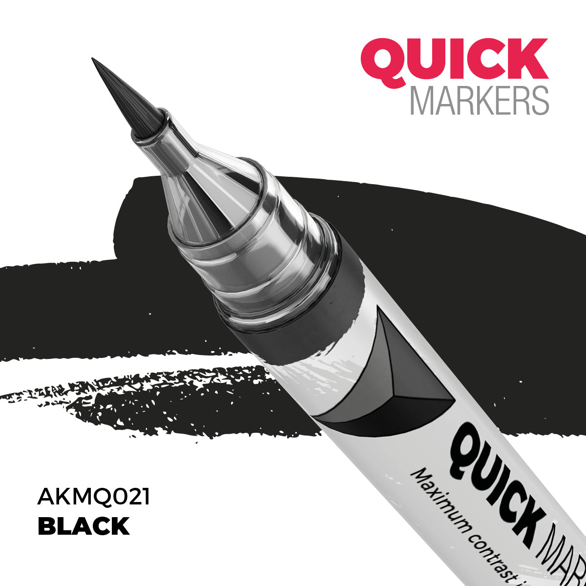 AKMQ021 Quick Markers Black