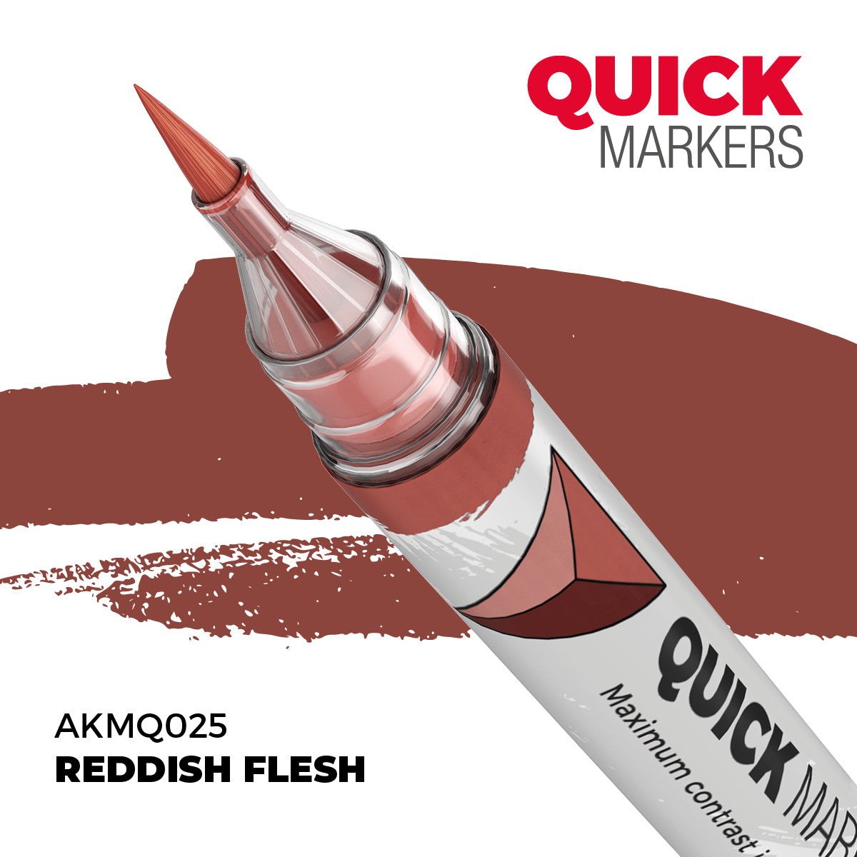 AKMQ025 Quick Markers Reddish Flesh
