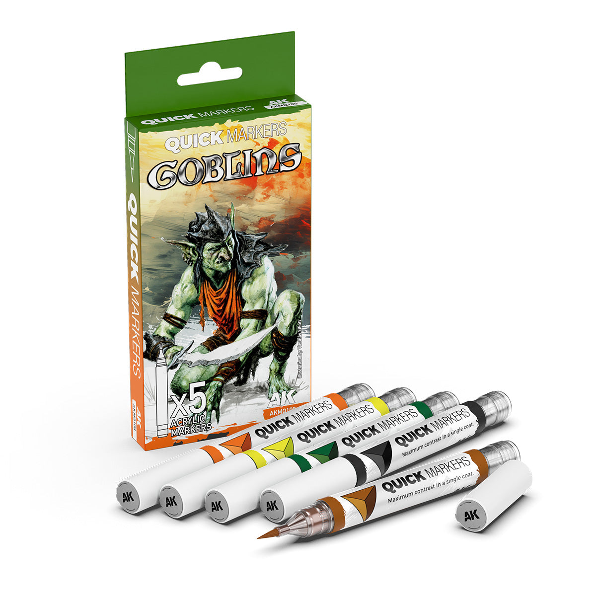 AKMQ108 Quick Markers Set Goblins