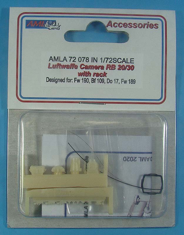 AML Accessories Luftwaffe Camera RB 20/30 with rack 1/72.