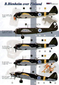 AML Decals 1/72. B. Blenheim over Finland