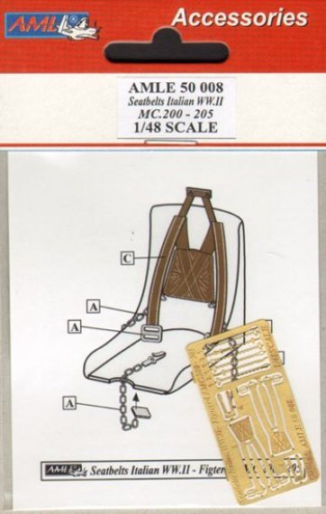 AML Seatbelts Italian WWII fighters I / MC.200-205 1/48