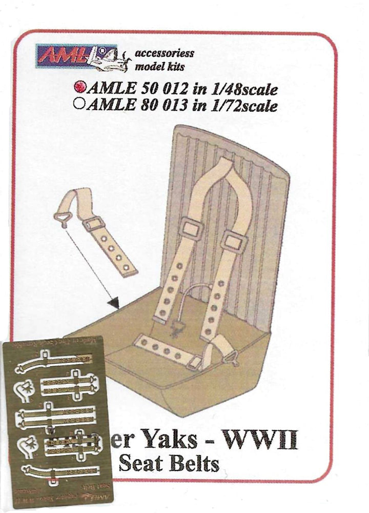 AML Seatbelts Yaks WWII fighters 1/48