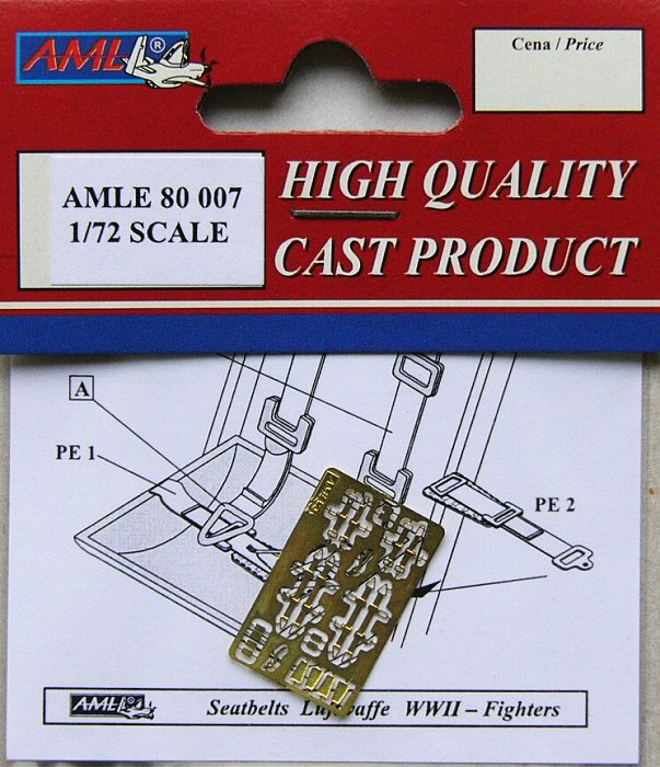 AML Seatbelts Luftwaffe WWII fighters 1/72