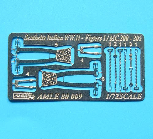 AML Seatbelts Italian WW II Fighters I / MC.200-205. 1/72