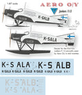 Arctic Decals 1:87. Aero O/Y Junkers F.13.