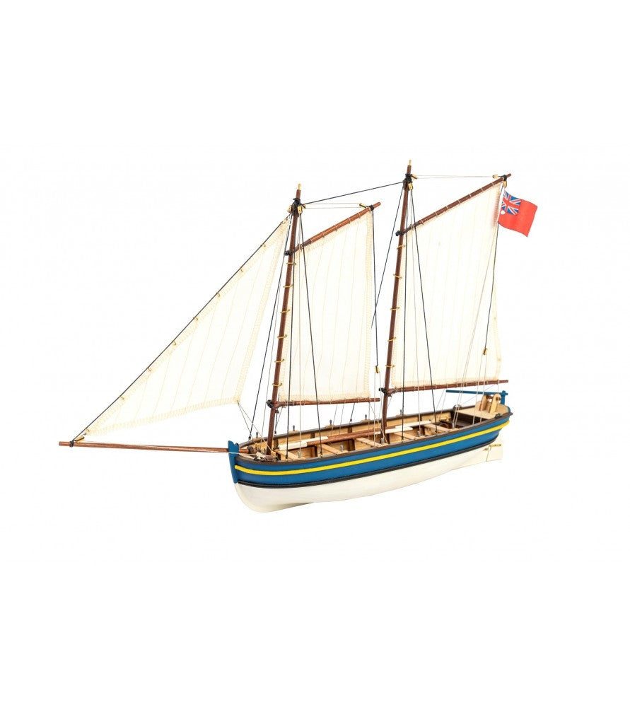 HMS Endeavour Captain'S Longboat  Wooden Model Ship Kit 1:50