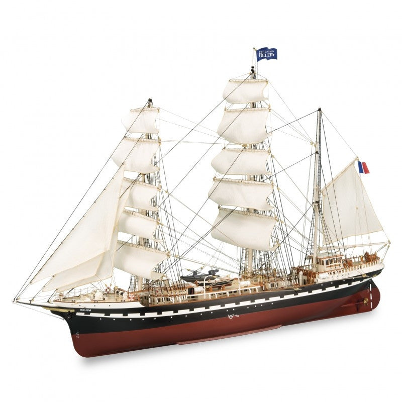 French Training Ship Belem -  Wooden Model Ship Kit 1:75