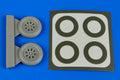 F4U-5 Corsair Wheels & Paint Masks 1/48.