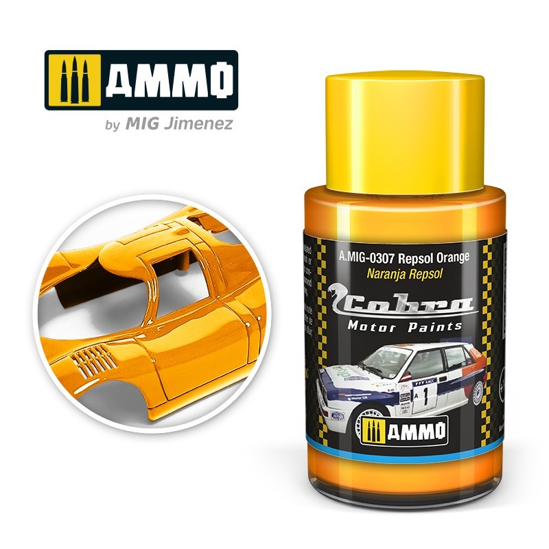 AMIG 0307 Cobra Motor Paint Repsol Orange 30ml.