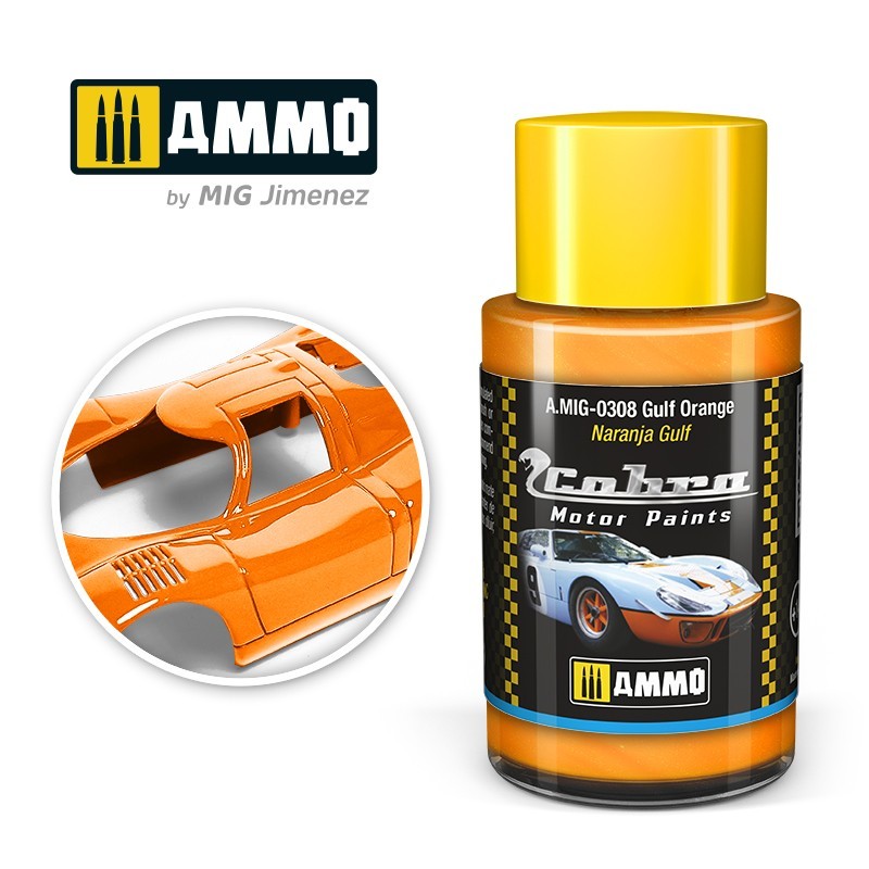 AMIG 0308 Cobra Motor Paint Gulf Orange 30ml.