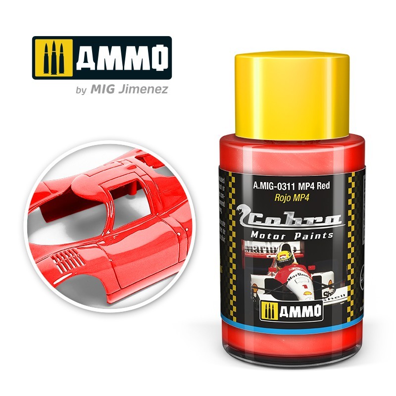 AMIG 0311 Cobra Motor Paint MP4 Red 30ml.