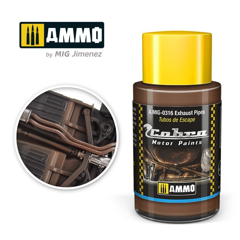 AMIG 0316 Cobra Motor Exhaust Pipes 30ml.