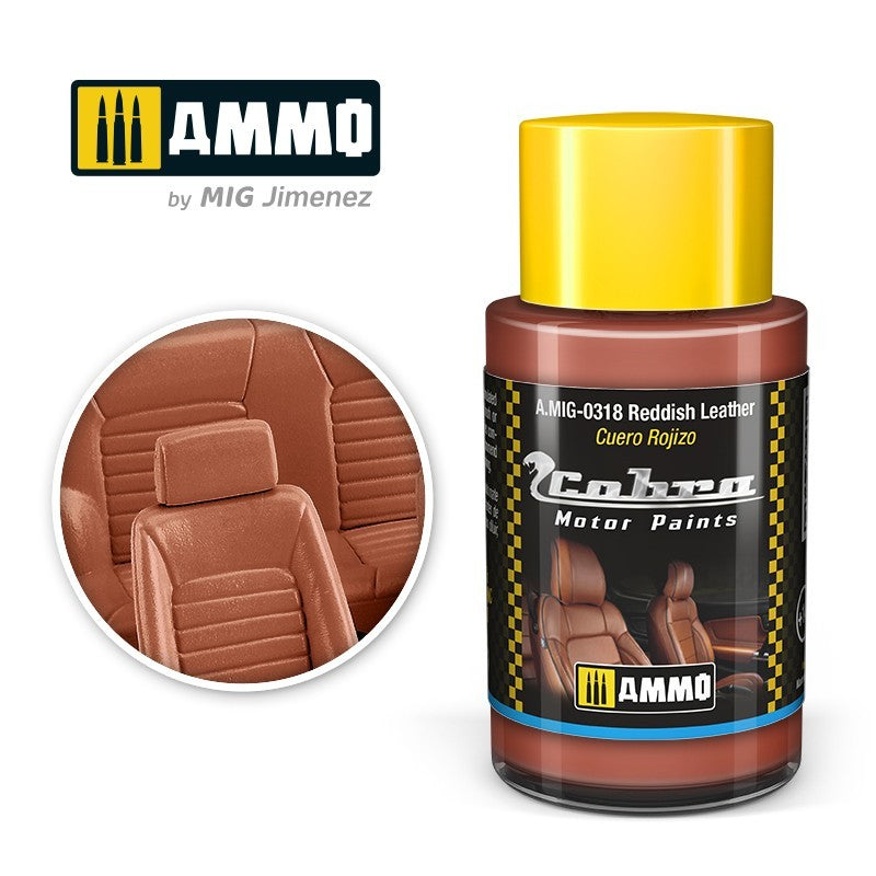 AMIG 0318 Cobra Motor Reddish Leather 30ml.
