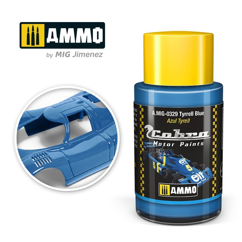 AMIG 0329 Cobra Motor Paint Tyrrell Blue 30ml.