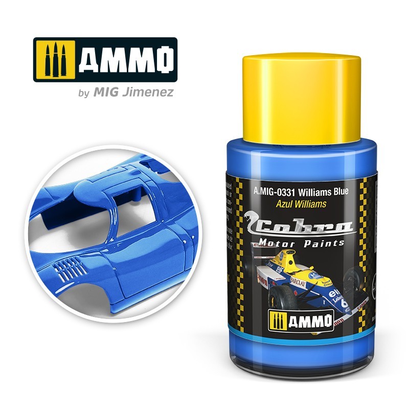 AMIG 0331 Cobra Motor Paint William Blue 30ml.