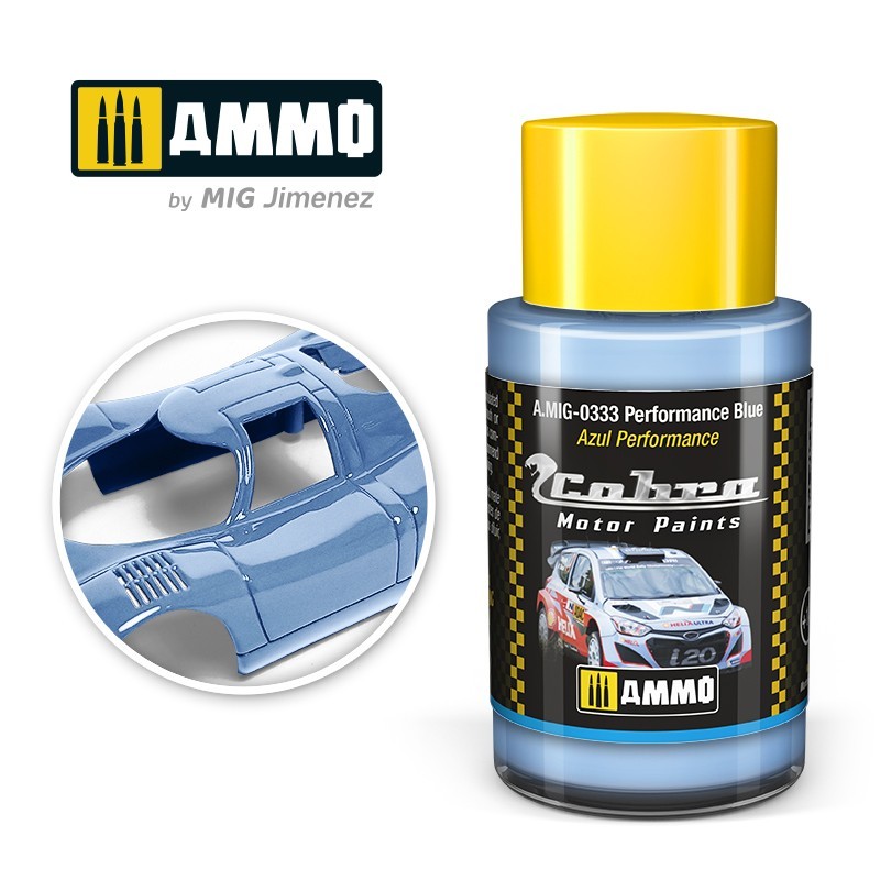 AMIG 0333 Cobra Motor Paint Performance Blue 30ml.