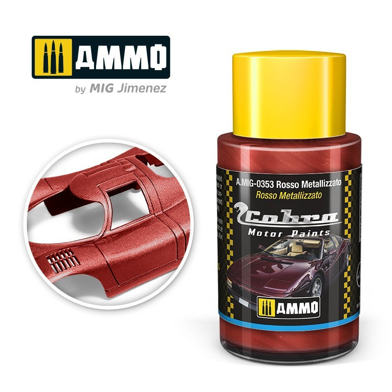 AMIG 0353 Cobra Motor Rosso Metallizzato 30ml.