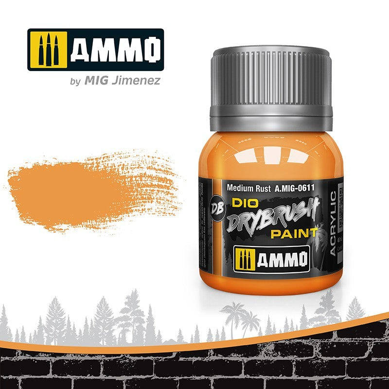 AMIG 0611 Drybrush Medium Rust