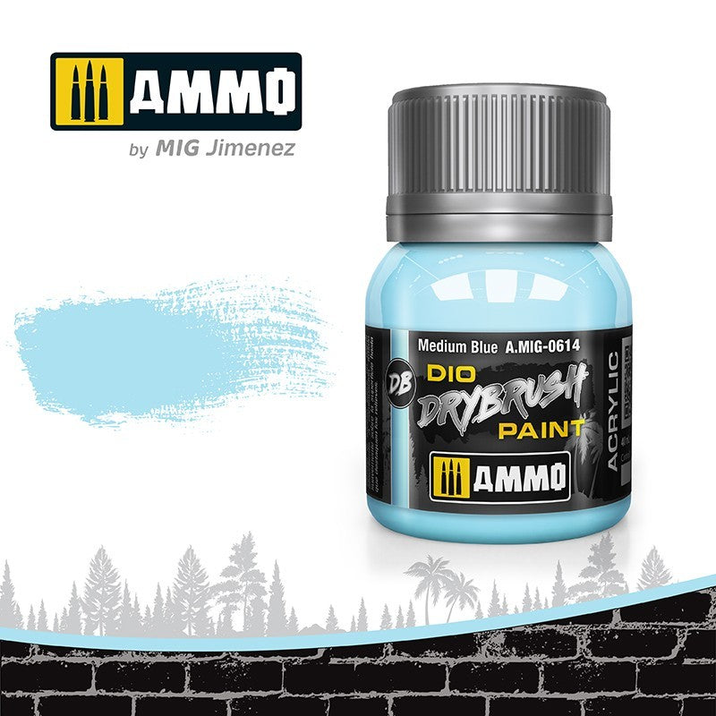 AMIG 0614 Drybrush Medium Blue