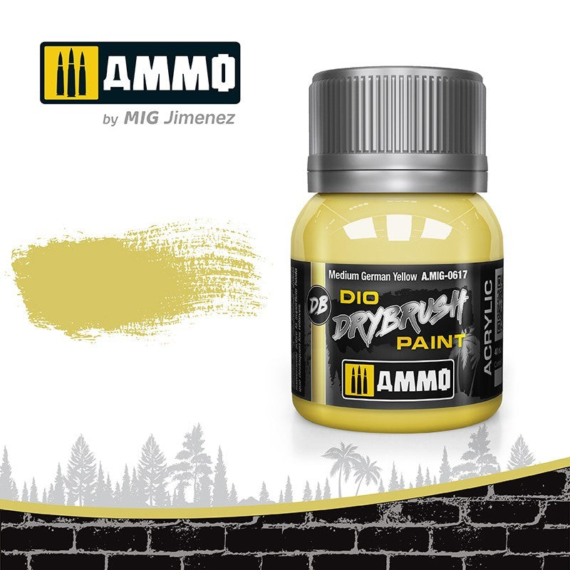 AMIG 0617 Drybrush Medium German Yellow