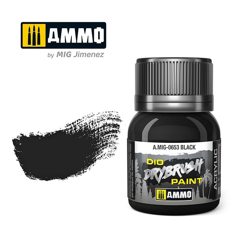 AMIG 0653 Drybrush Black Brown