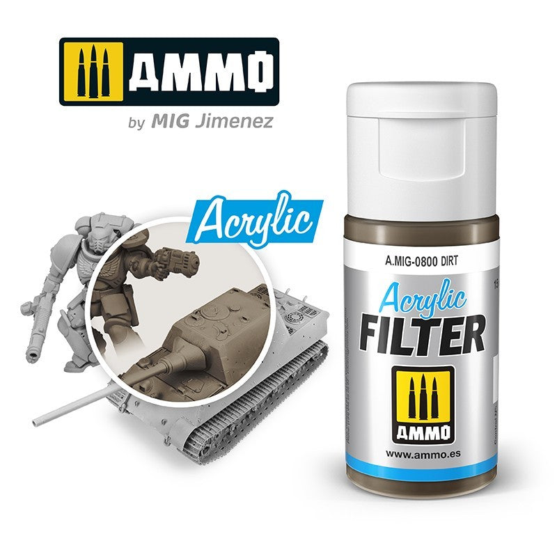 AMIG 0800 Acrylic Filter Dirt 15ml.