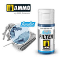 AMIG 0808 Acrylic Filter Marine Blue 15ml.