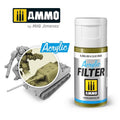AMIG 0814 Acrylic Filter Olive Drab 15ml.