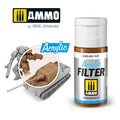 AMIG 0821 Acrylic Filter Rust 15ml.