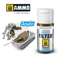 AMIG 0823 Acrylic Filter Medium Brown 15ml.