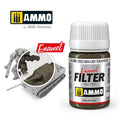 AMIG 1502 Enamel Filter Dark Grey for White 35ml.
