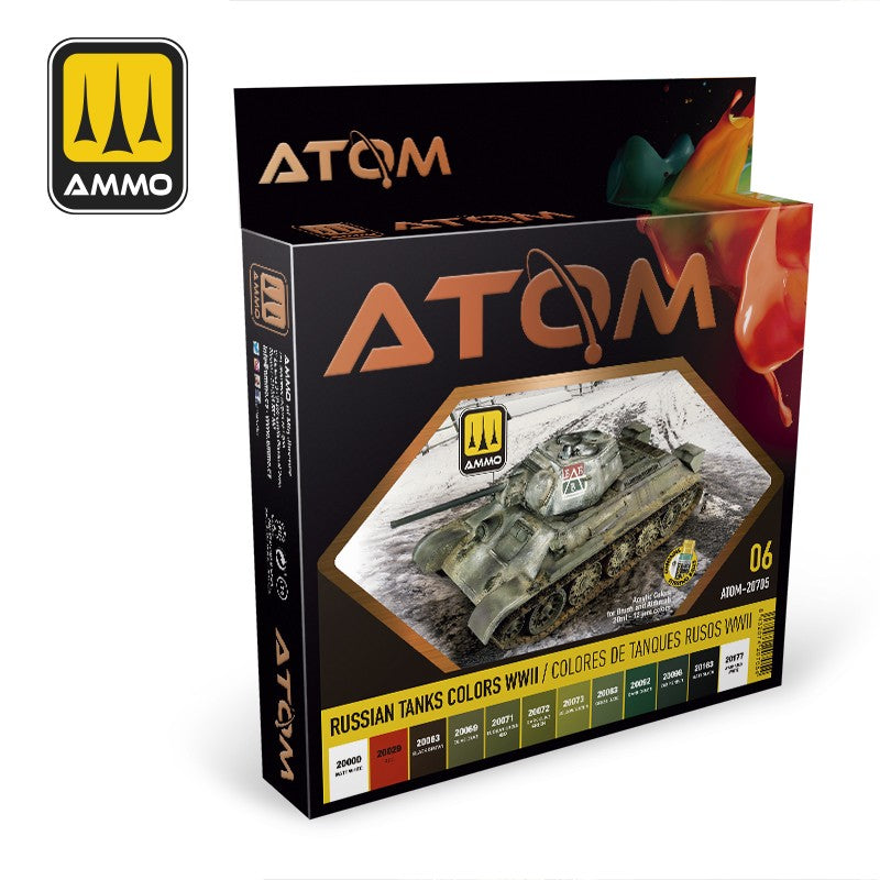 Ammo of Mig ATOM 06 Russian Tank Colors WWII Set