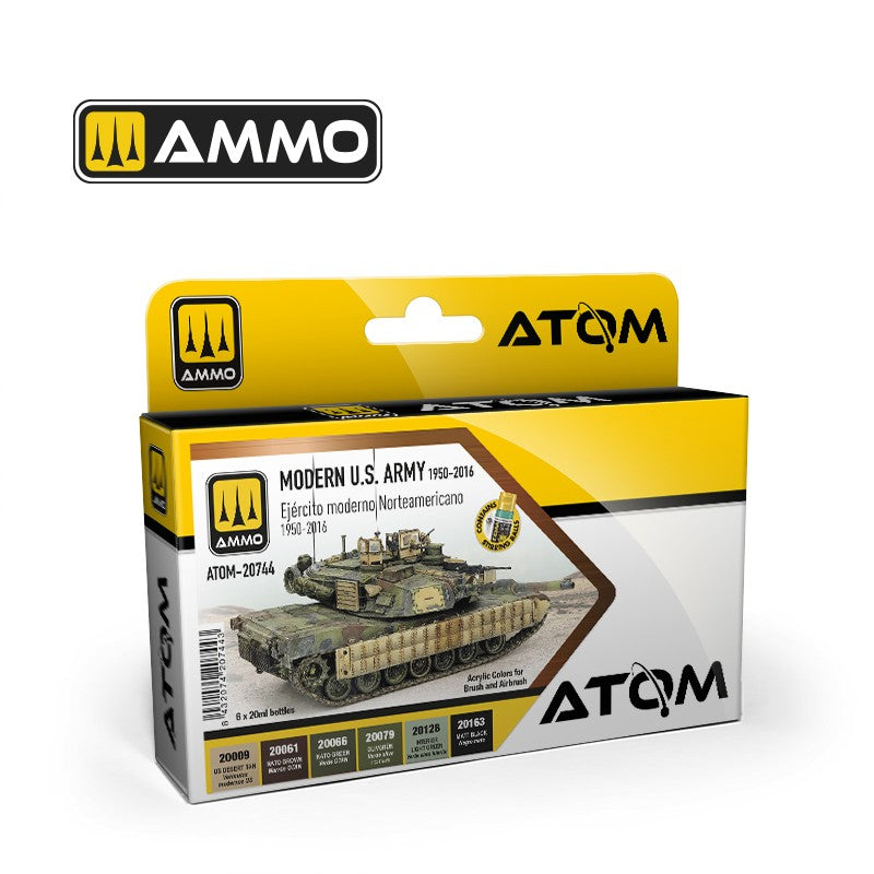 Ammo of Mig ATOM 20744 Modern U.S. Army 1950-2016 Colors Set